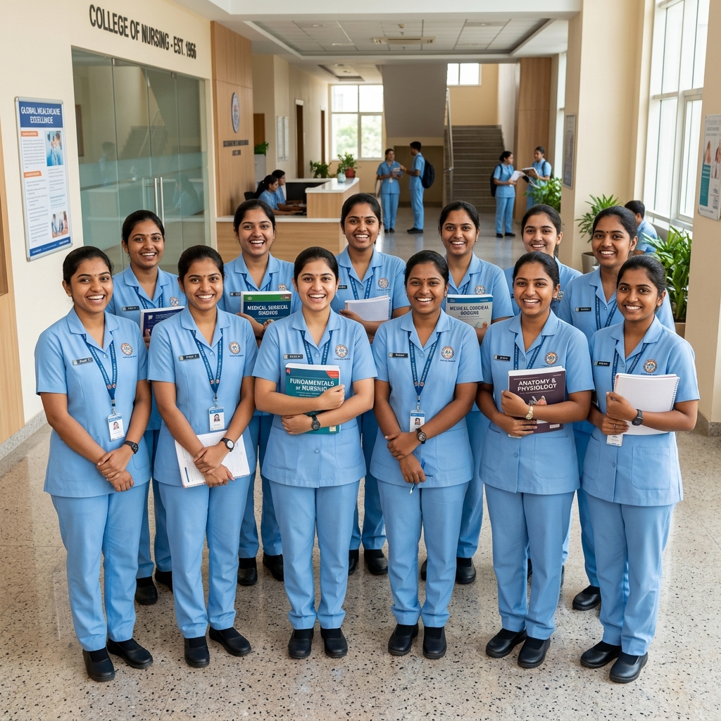 Nursing Students at Sai Vasanthi School of Nursing